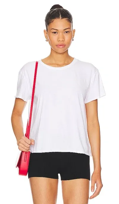 Perfectwhitetee Cotton Boxy Crew Tee White