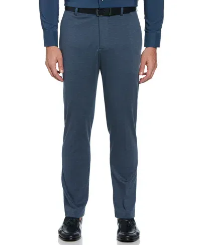 Perry Ellis Men's Slim Fit Neat Knit Stretch Suit Pant In Ink,blue