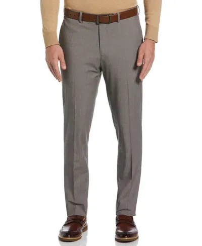 Perry Ellis Men's Slim Fit Iridescent Suit Pant In Brown