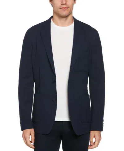 Perry Ellis Men's Slim Fit Wool Blend Suit Jacket In Deep Navy,blue