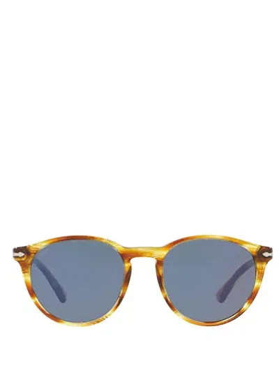 Persol Round Frame Sunglasses In Yellow