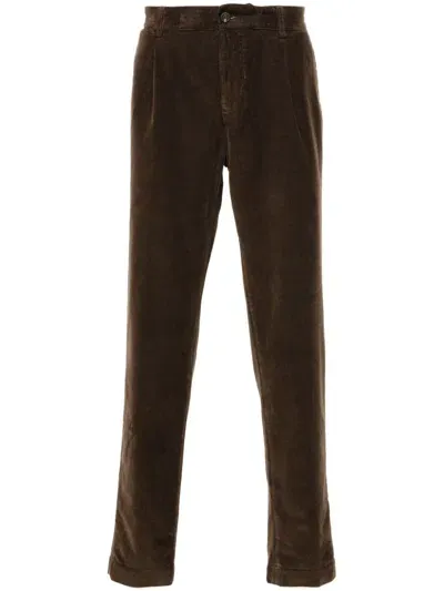 Peserico Corduroy Trousers In Black