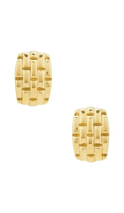 Petit Moments Rolly Stud Earring In Gold