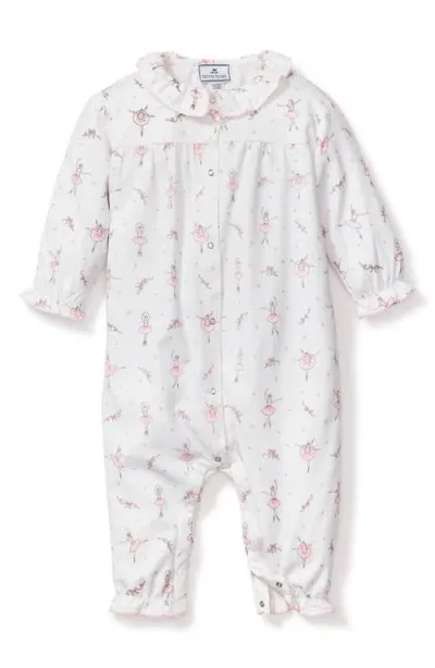 Petite Plume Sugar Plum Fairy Madeline Long Sleeve One-piece Pajamas In White