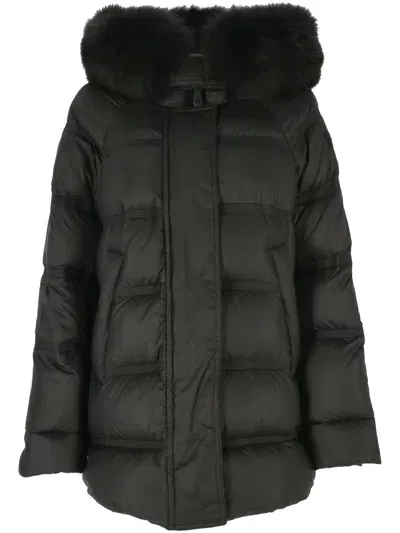 Peuterey Takan Mqs Nylon Down Jacket In Black