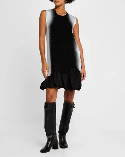 Ph5 Mochi Mixed Media Tank Dress In Black