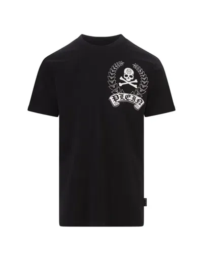 Philipp Plein Logo-print Cotton T-shirt In Black