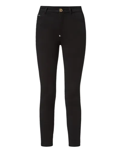 Philipp Plein Mid-rise Skinny Jeans In Black