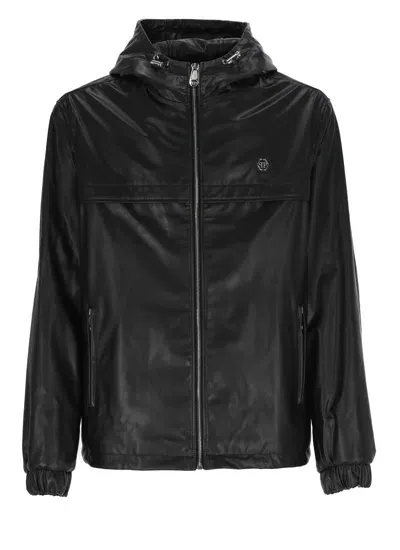 Philipp Plein Logoed Jacket In Black