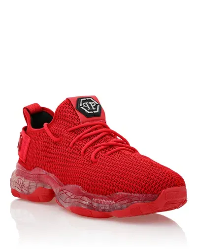 Philipp Plein Runner Hyper $hock Sneakers In Red