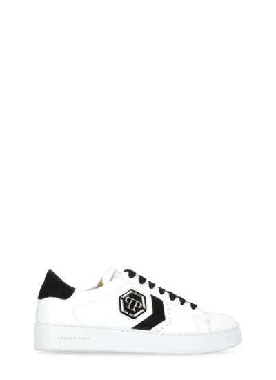 Philipp Plein Arrow Force Sneakers In White