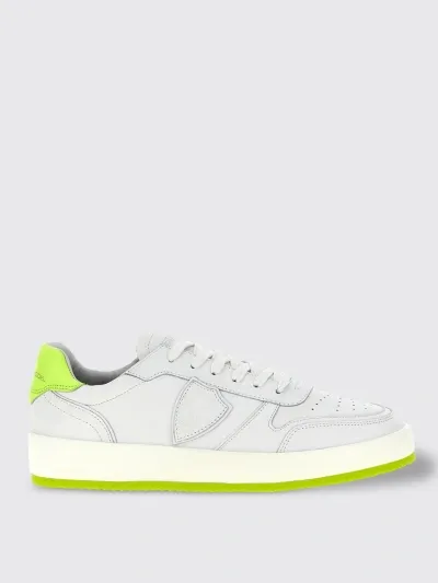 Philippe Model Nice Low Sneakers Multicolor In White