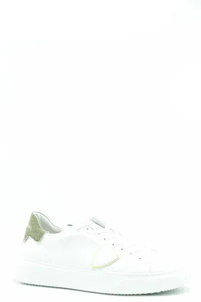 Philippe Model Temple Low Pelle In White