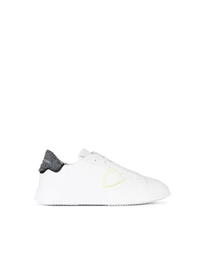 Philippe Model Temple Low Sneakers In White