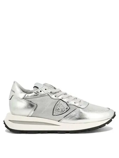 Philippe Model "tropez" Sneakers In Silver