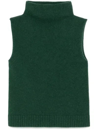 Philosophy Di Lorenzo Serafini Cowl-neck Vest In Green