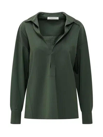 Philosophy Di Lorenzo Serafini Green Wool Shirt