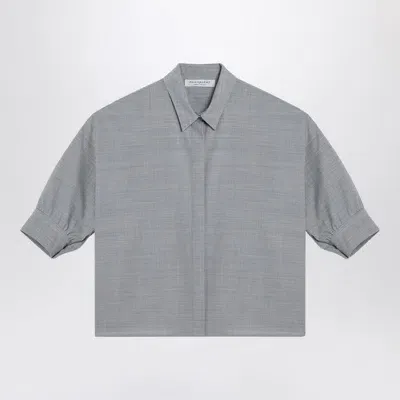 Philosophy Di Lorenzo Serafini Grey Short-sleeved Shirt In Gray