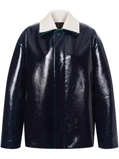 Philosophy Di Lorenzo Serafini High-shine Finish Coat In Blue