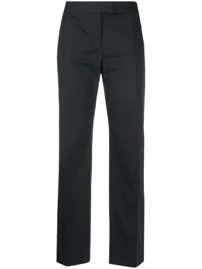 Philosophy Di Lorenzo Serafini High-waisted Straight-leg Trousers In Grey