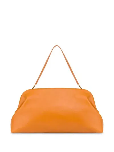 Philosophy Di Lorenzo Serafini Lauren Leather Clutch Bag In Orange