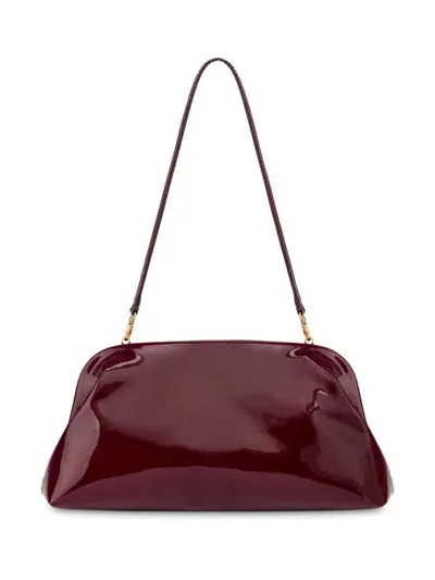 Philosophy Di Lorenzo Serafini Small Lauren Leather Clutch Bag In Purple