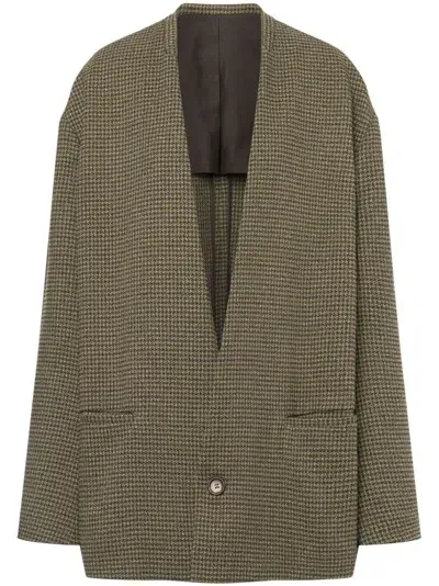 Philosophy Di Lorenzo Serafini Single-breasted Blazer In Green