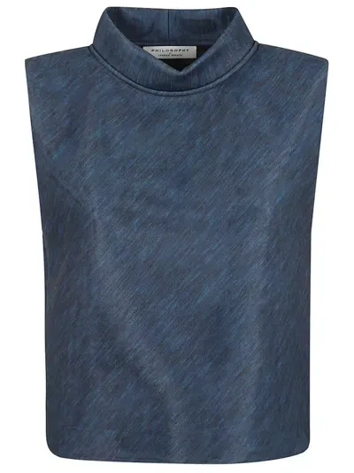 Philosophy Di Lorenzo Serafini Sleeveless Top In Blue