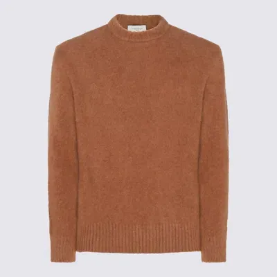 Piacenza 1733 Camel Wool Knitwear In Brown