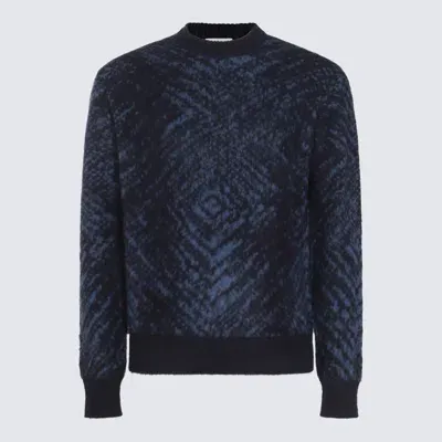 Piacenza 1733 Dark Blue Wool Knitwear