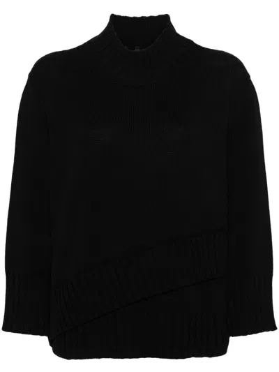 Pierantoniogaspari Virgin-wool Sweater In Black