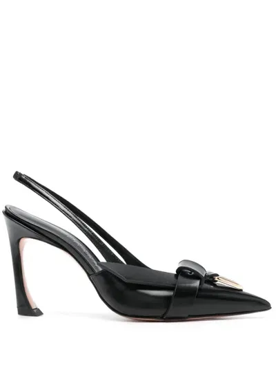 Piferi 85mm Upanova Slingback Pumps In Black