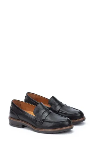 Pikolinos Aldaya Penny Loafer In Black