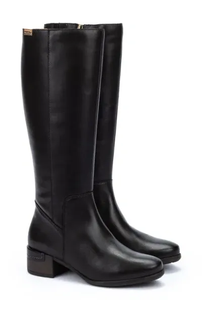 Pikolinos Malaga Knee High Boot In Black