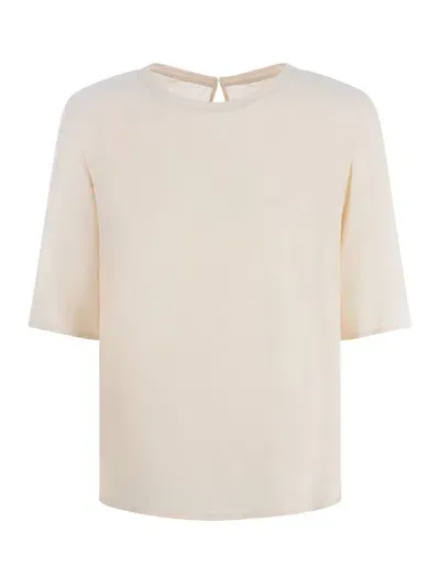 Pinko Blusa - Baffuto In Crema