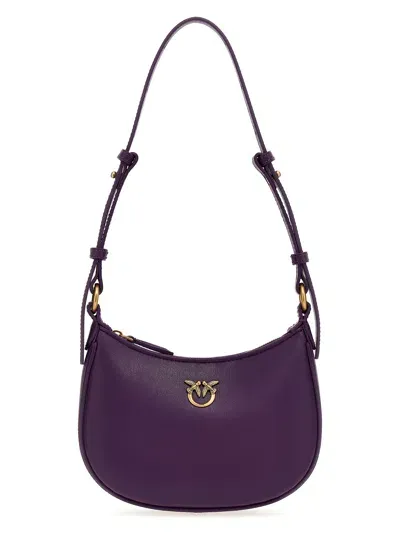 Pinko Half Moon Baby Hand Bags In Purple