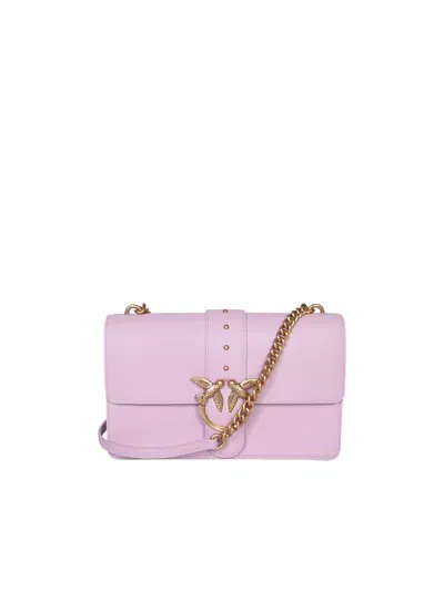 Pinko Love One Viola Shoulder Bag In Purple