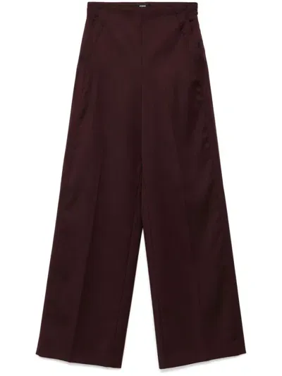 Pinko Palazzo Trousers In Purple