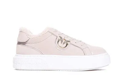 Pinko Sneakers In Nude & Neutrals