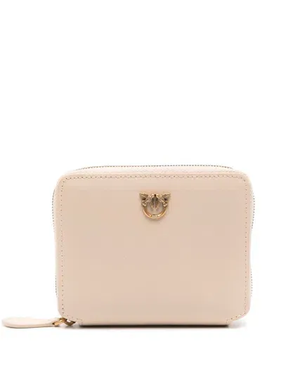 Pinko `taylor` Zip Around Wallet In Gray