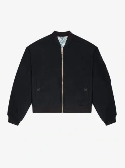 Place Of Elms 1776 Reversible Bomber In Black