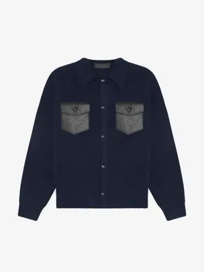 Place Of Elms Mezzanotte Jacket In Navy