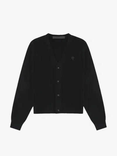 Place Of Elms Nero Cardigan In Black