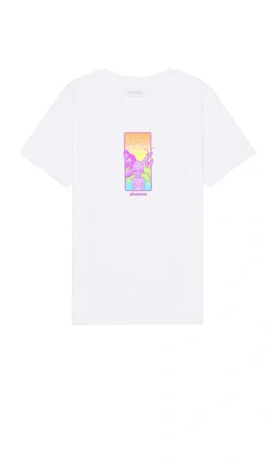 Pleasures Friends T-shirt In White