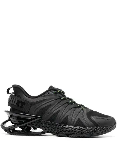 Plein Sport Chrome Tiger Gen.x Sneakers In Black