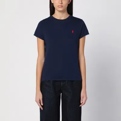 Polo Ralph Lauren Blue Cotton Crew-neck T-shirt