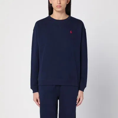 Polo Ralph Lauren Blue Cotton Crewneck Sweatshirt