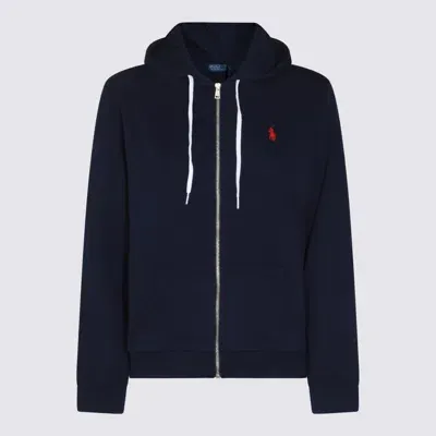 Polo Ralph Lauren Polo Pony-embroidered Zip-up Hoodie In Navy