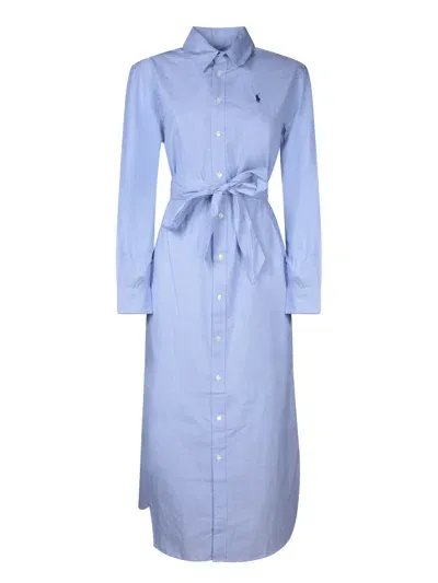 Polo Ralph Lauren Blue Poplin Shirt Dress