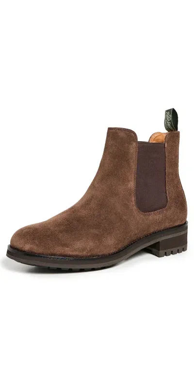 Polo Ralph Lauren Bryson Suede Chelsea Boots Brown